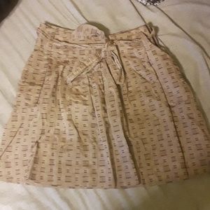 Knitted Dove pocketed skirt